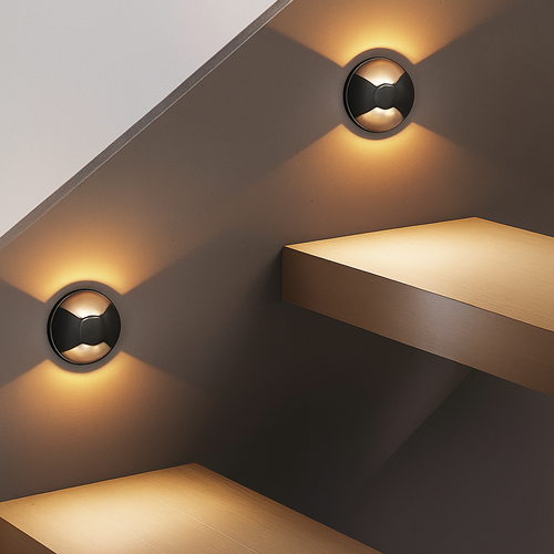 Outdoor waterproof double head wall light creative design - vue 6 sur 13