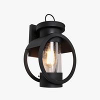 American waterproof wrought iron wall light for outdoor
