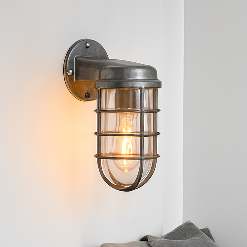 Industrial retro waterproof outdoor LED wall light - vue 6 sur 14