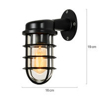 Industrial retro waterproof outdoor LED wall light