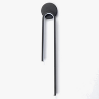 aluminium and silicone LED wall light