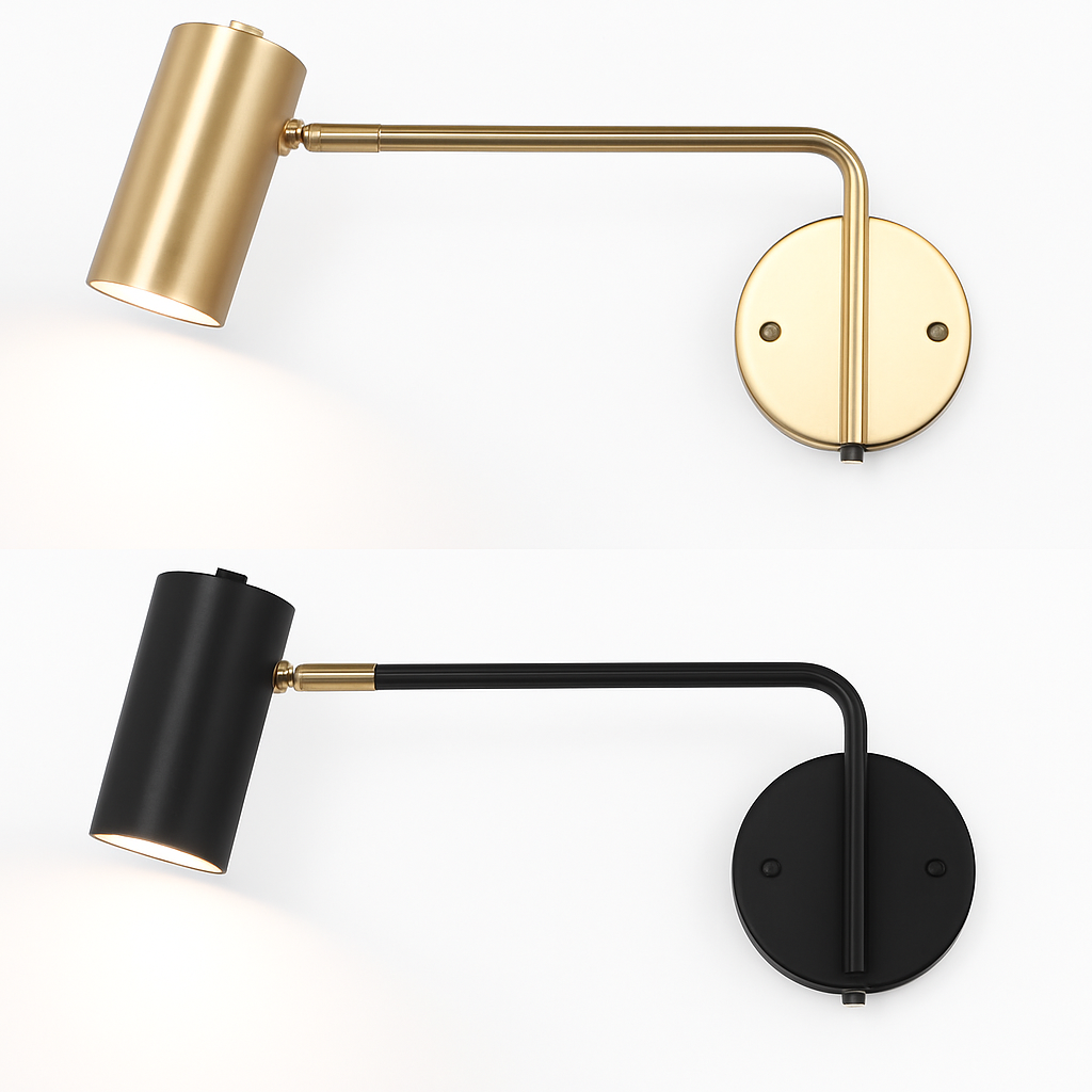 LED wall light with touch sensor switch