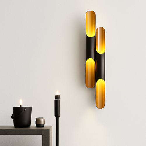 Coltrane LED wall light with 2 lights - vue 3 sur 20