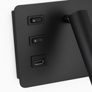 Modern indoor USB LED wall light