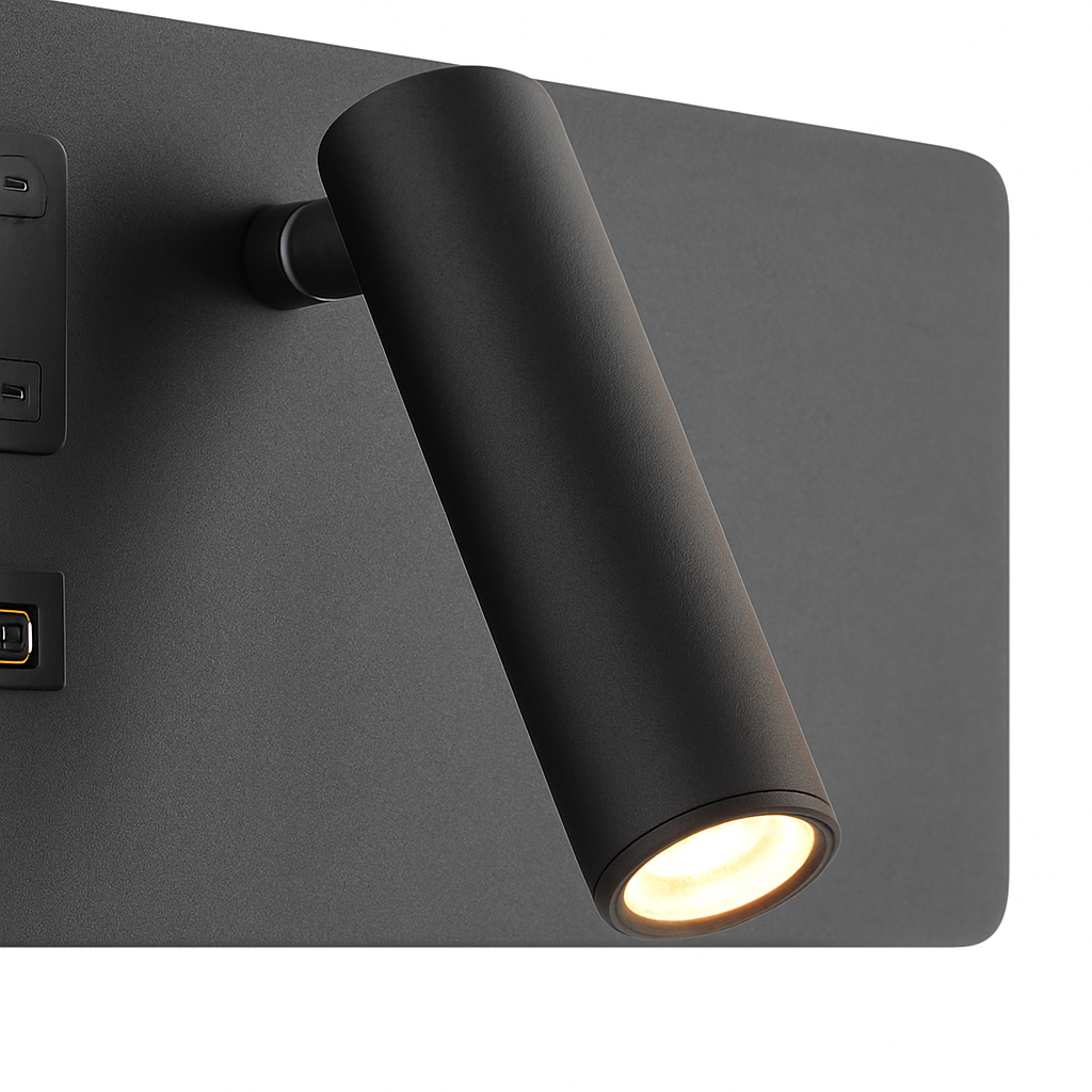 Modern indoor USB LED wall light - vue 6 sur 10