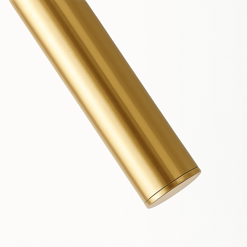 Luxury adjustable height copper LED wall light - vue 3 sur 5