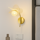 Luxury decorative flower-shaped LED wall light
