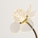 Luxury decorative flower-shaped LED wall light