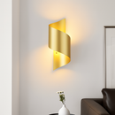 Modern gold LED designer wall light