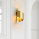 Modern gold LED designer wall light