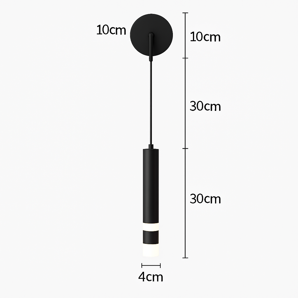 Led double head acrylic wall light for home decor