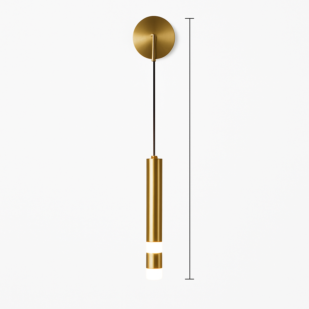 Led double head acrylic wall light for home decor