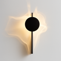 Stainless steel LED wall light in science fiction style