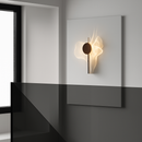 Stainless steel LED wall light in science fiction style