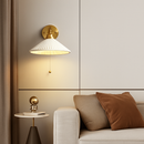 Ceramic LED wall light