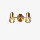 Luxury gold crystal LED wall light altesse