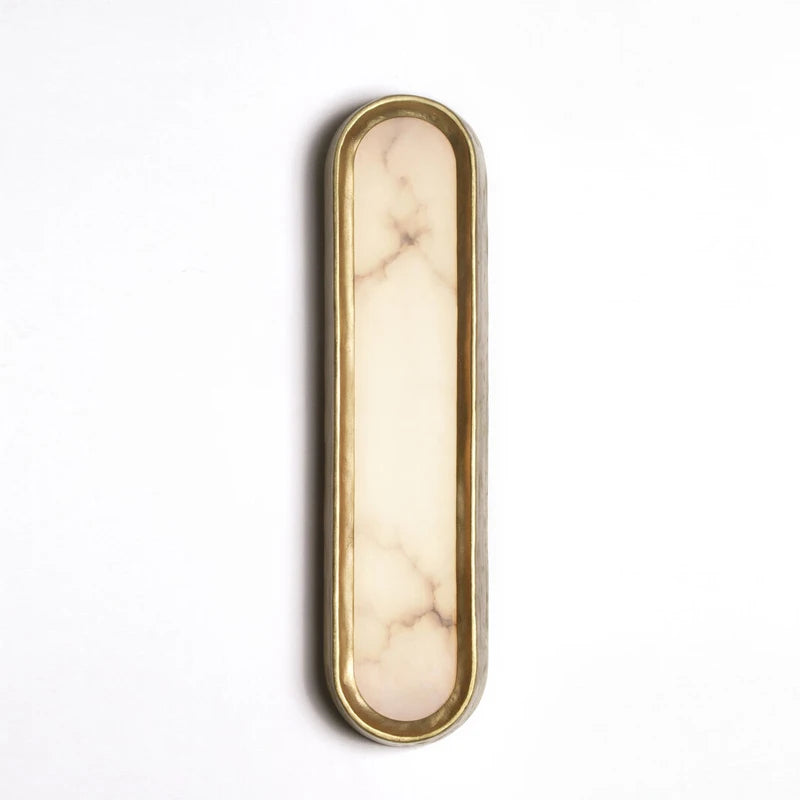 Marble LED wall light for modern interiors