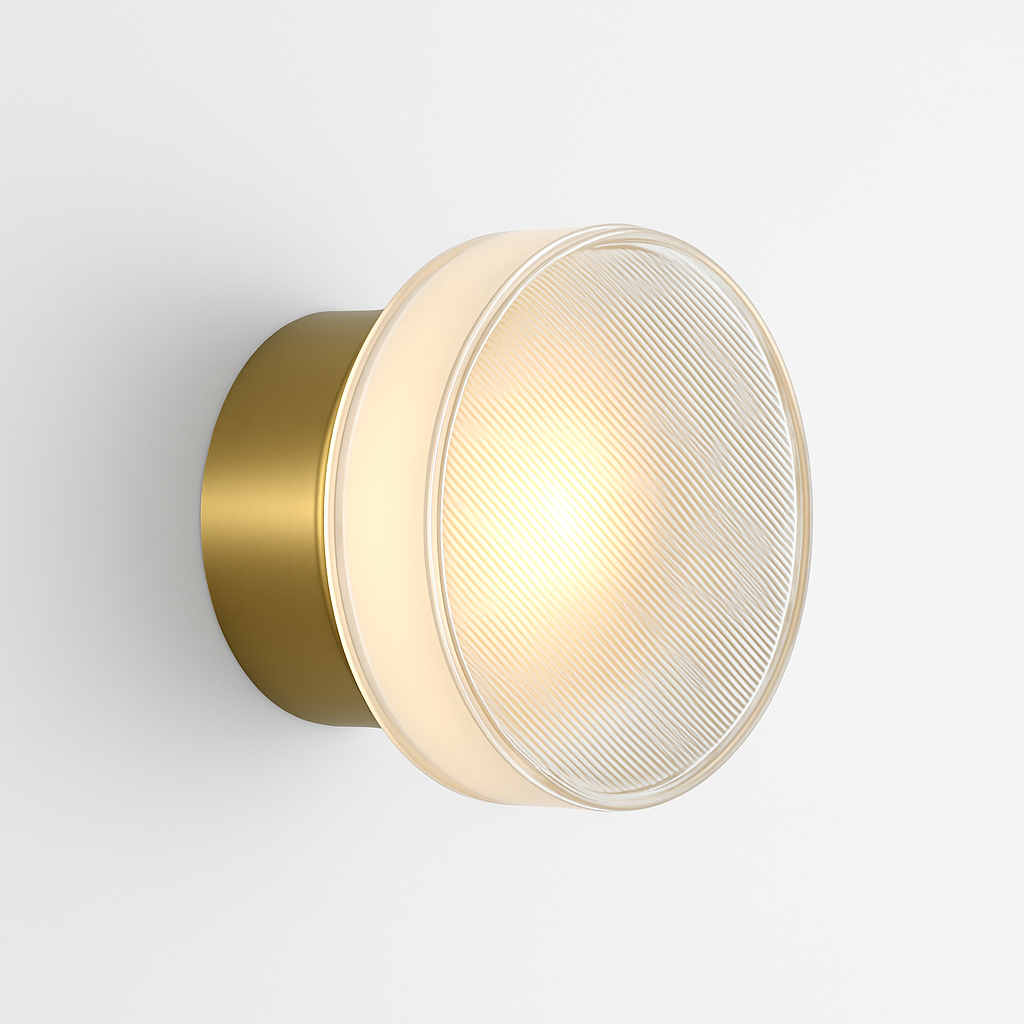 Creative glass LED wall light by Spanish designer - vue 8 sur 8