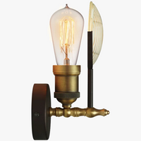 Modern glass LED wall light