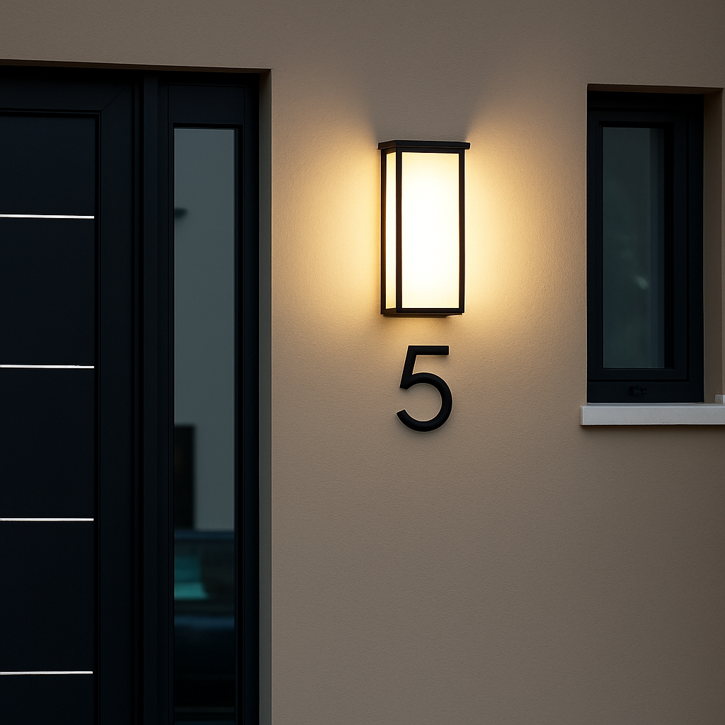 Waterproof aluminium outdoor LED decorative wall light
