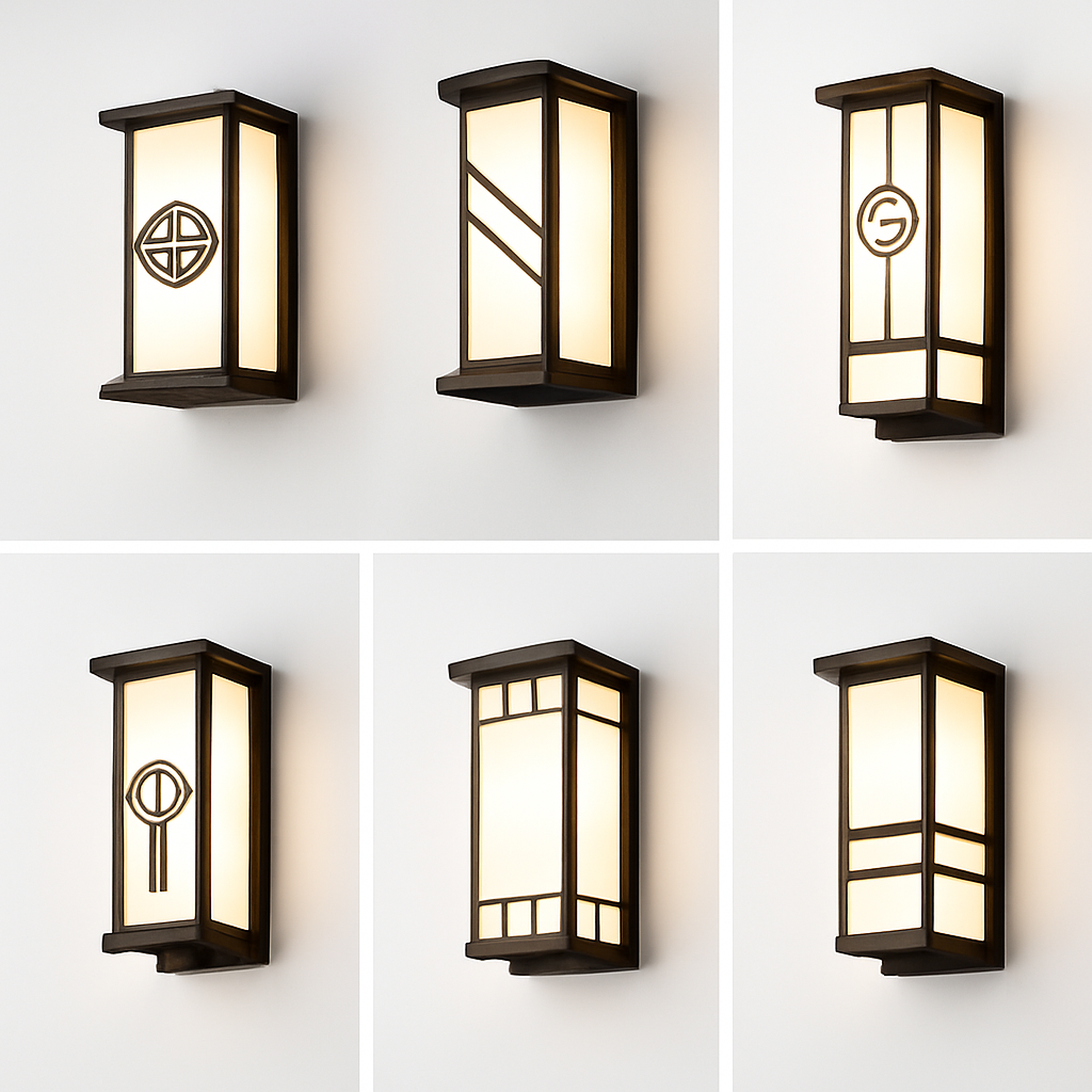 Waterproof outdoor LED wall light for decorative lighting