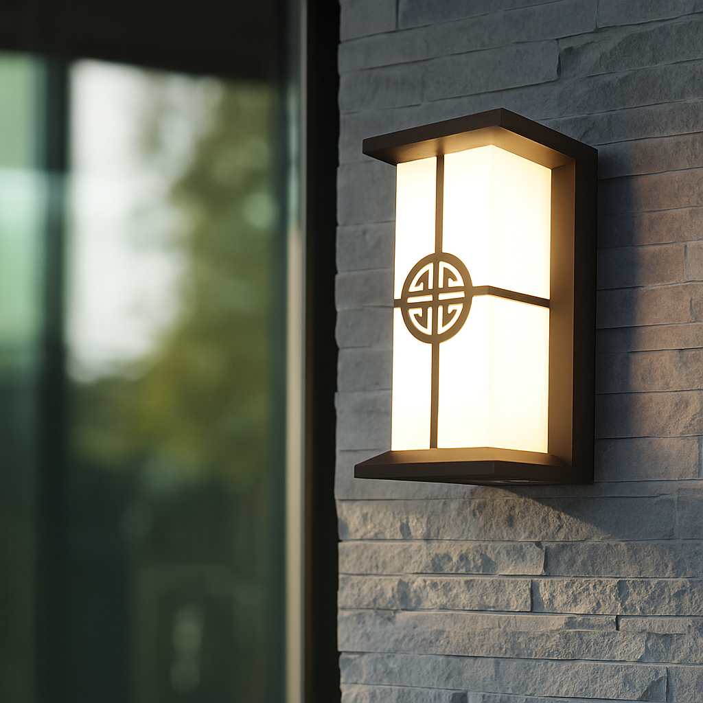 Waterproof outdoor LED wall light for decorative lighting
