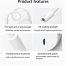 Flexible LED wall light with switch for indoor use