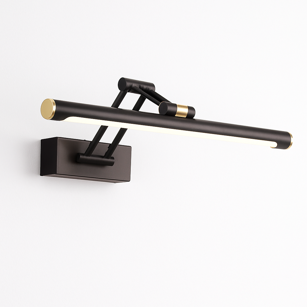 Long LED wall light for bathroom mirror