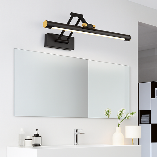 Long LED wall light for bathroom mirror - vue 3 sur 18