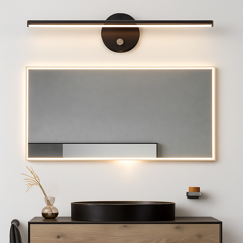 Led wall light for bedroom, bedside, mirror with switch - vue 3 sur 12