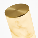 Modern natural copper marble LED wall light