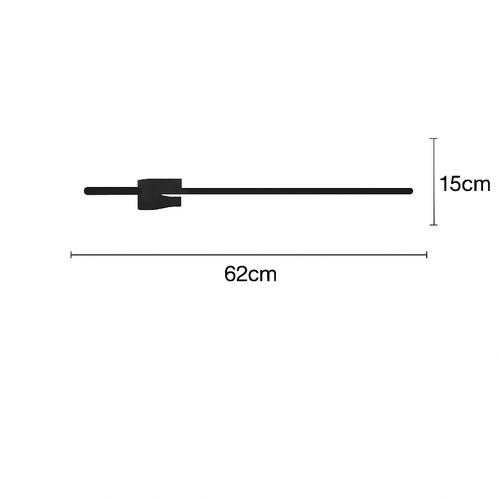 Minimalist artistic design LED wall light