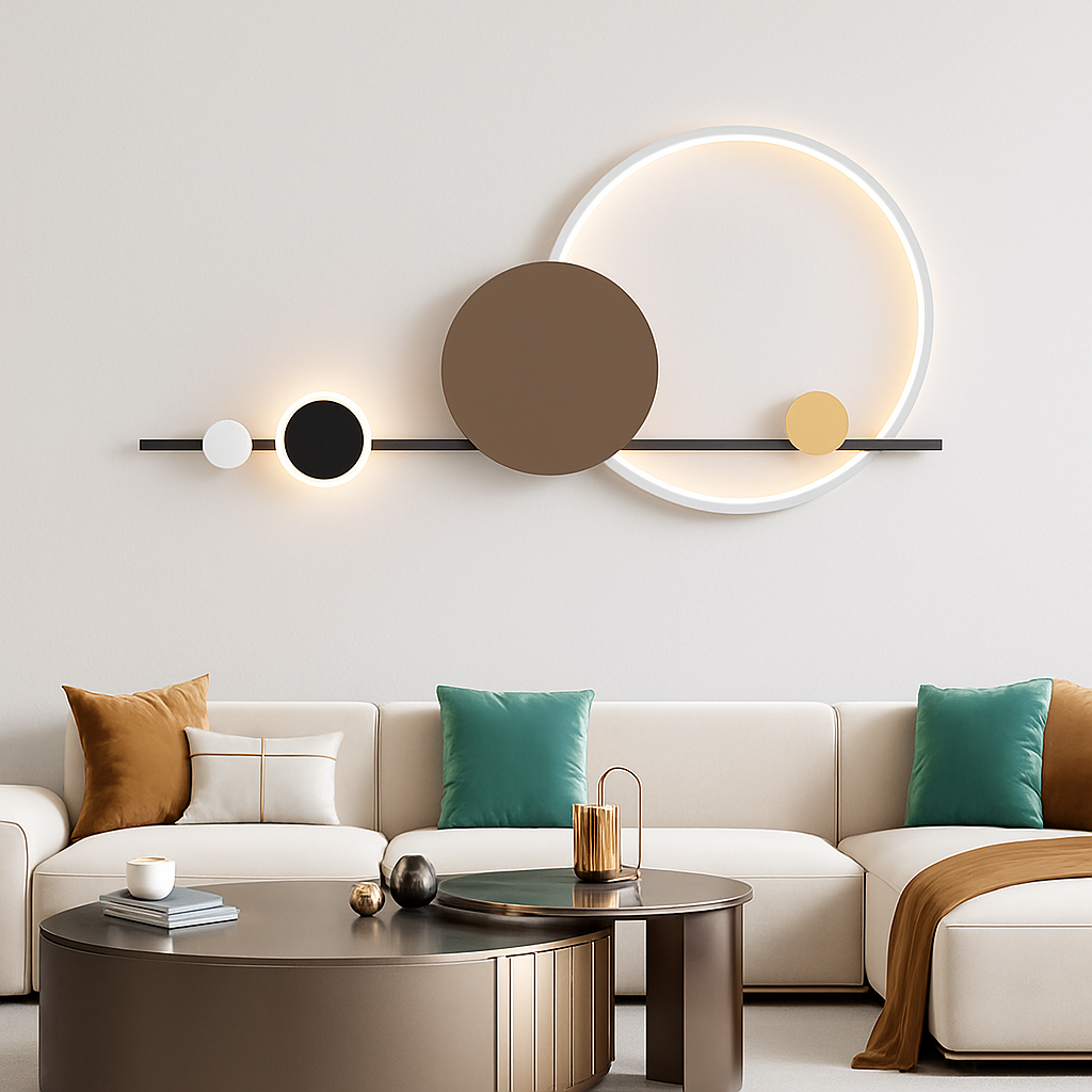 Modern LED wall light for living room, dining room, bedroom, hotel, hall, stairs, corridor, and home décor