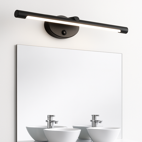 Modern LED wall light with touch switch for mirror - vue 5 sur 12
