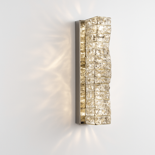 Modern luxury K9 crystal LED wall light decorative - vue 11 sur 19