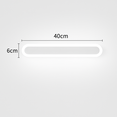 Modern dimmable LED wall light with smart remote control