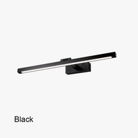 Modern LED wall light black white gold silver