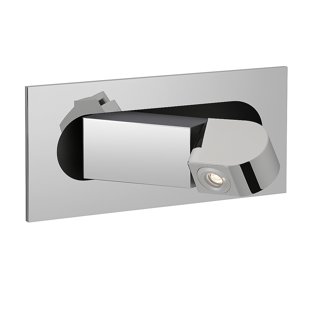 modern foldable led wall light for adjustable reading