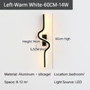 Modern LED wall light for a stylish interior