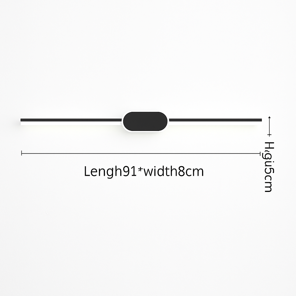Modern LED wall light for mirror and decorative art