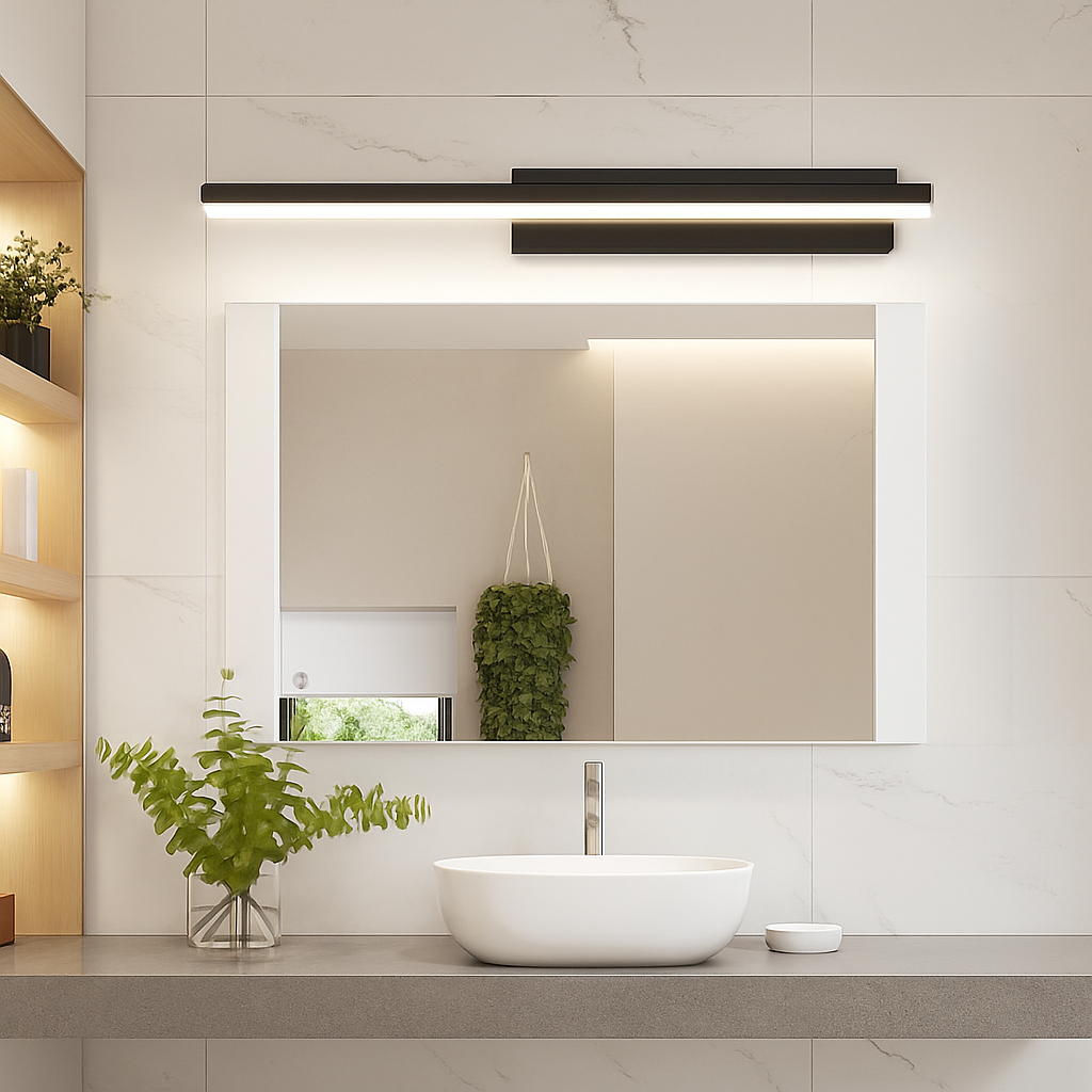 Modern LED wall light for bathroom