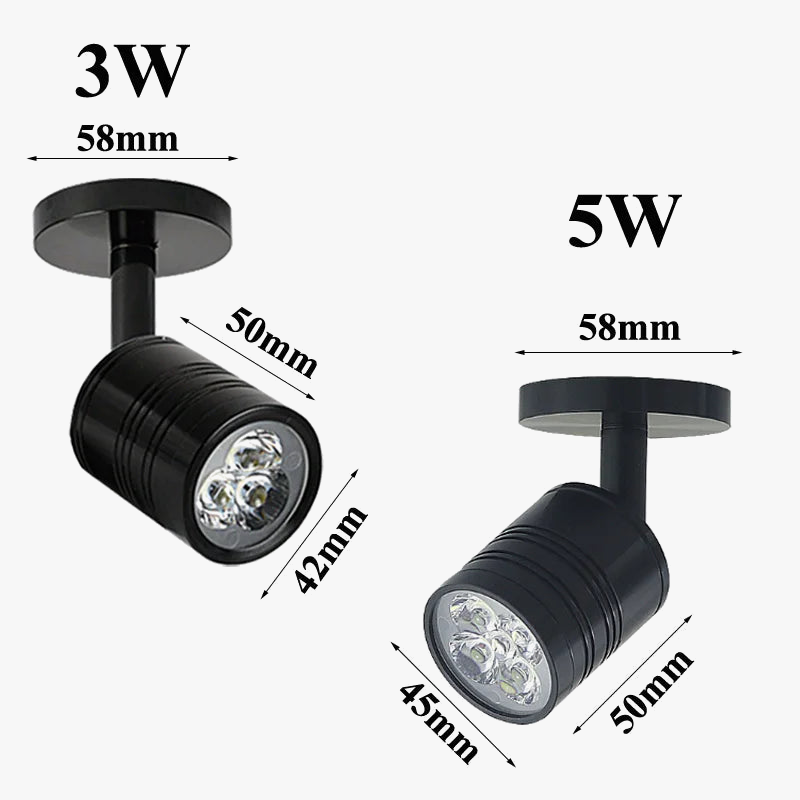 Modern adjustable LED wall light with light body and design angle