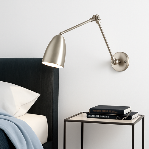 Modern adjustable LED wall light for indoor decoration - vue 3 sur 9