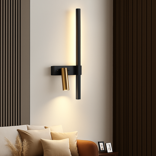 Modern adjustable LED wall light for interior decoration - vue 7 sur 9