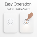 Modern recessed LED wall light with 350° rotation