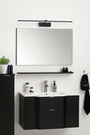 Modern LED wall light three colours aluminium for makeup