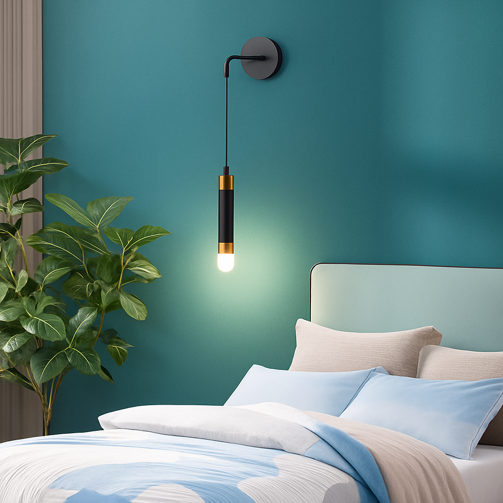 Nordic adjustable double head LED wall light - vue 3 sur 15