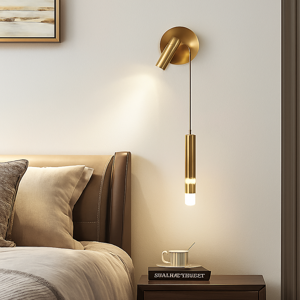 Nordic adjustable double head LED wall light - vue 5 sur 15