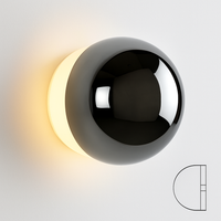 Nordic LED wall light in iron and acrylic for indoor decor