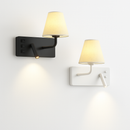 Applique murale LED nordique moderne avec interrupteur USB